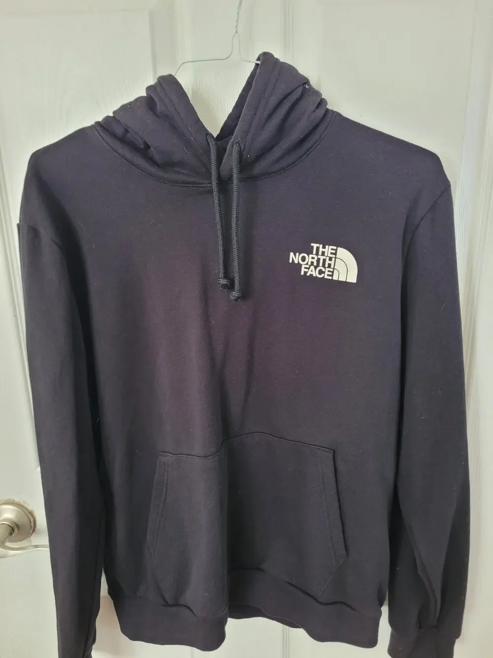 The North Face Black Graphic Logo Pullover Hoodie Mens Medium